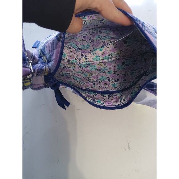 Vera Bradley lavender plaid purse. NWT Zipper. Easter. Spring - Picture 6 of 6